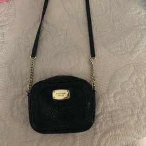 Michael Kors snake print crossbody bag
